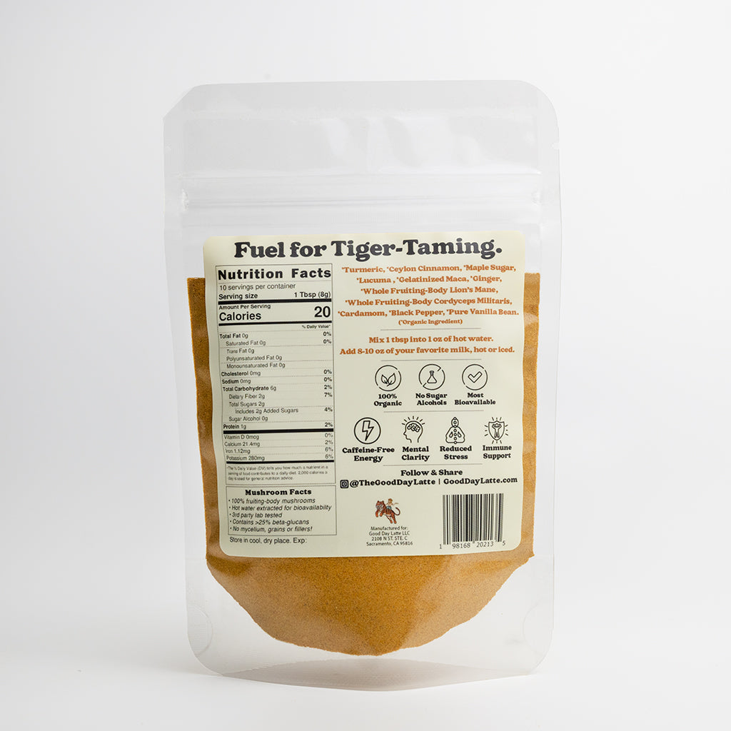Functional Turmeric Latte Mix (10 Serving Bag)