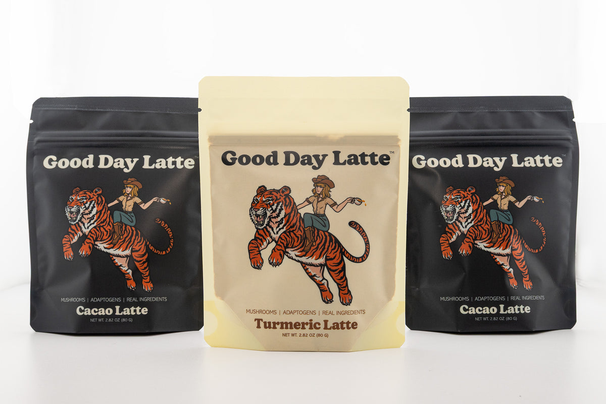Good Day 3-Pack: 2 Cacao, 1 Turmeric